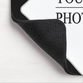 エレガントなウェディング　写真を追加 マウスパッド (コーナー)