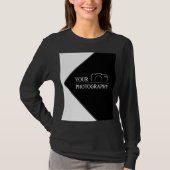 エレガントなウェディング　写真を追加 Tシャツ (正面)
