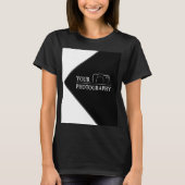 エレガントなウェディング　写真を追加 Tシャツ (正面)