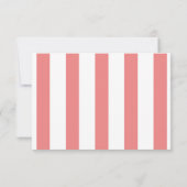 エレガントなウェディングRSVPカード 出欠カード (裏面)