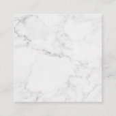 エレガントなウッドランドベイビーシャワーのアドバイスカード エンクロージャーカード (裏面)