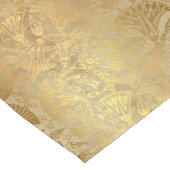 エレガントなエジプトの金ゴールドスクロールデザインのテーブルのランナー ショートテーブルランナー (コーナー)