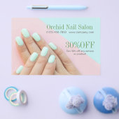 エレガントなエステティシャン SPA ネイルサロン 料金表 チラシ (シングル)