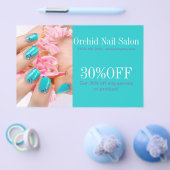 エレガントなエステティシャン SPA ネイルサロン 料金表 チラシ (シングル)