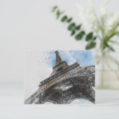 エレガントなエッフェル塔 パリ ポストカード – フランス (スタンド正面)