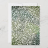 エレガントなエメラルドグリーンのワリーマ招待状 招待状 (裏面)