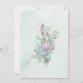 エレガントなエンゲージメント招待状 招待状 (裏面)