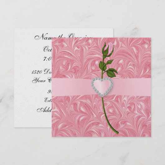 エレガントなオケージョン - SRF 招待状 (正面/裏面)