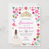 エレガントなオトミ刺繍のキンセアニエラ招待状 招待状 (正面)