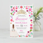 エレガントなオトミ刺繍のキンセアニエラ招待状 招待状 (スタンド正面)