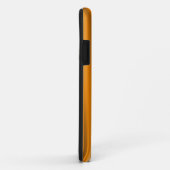 エレガントなオレンジ質の名前をカスタムする Case-Mate iPhoneケース (裏面/右)