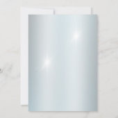 エレガントなオーダーメイド 60周年結婚記念日パーティー 招待状 (裏面)