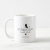 エレガントなオーダーメイド 'Romantasy' 読書会 コーヒーマグカップ (左)