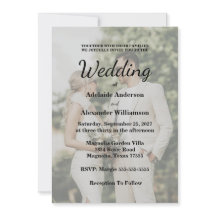エレガントなオーバーレイ写真の結婚式