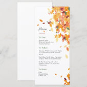 エレガントなオーバーンリーフメニュー メニュー (正面/裏面)