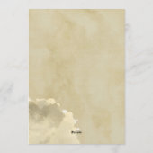 エレガントなカクテル ブライダルシャワーの招待状アート 招待状 (裏面)