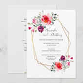 エレガントなカジュアルインフォーマルミニマリストの招待状 招待状 (正面/裏面)