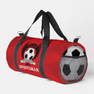 エレガントなカスタムサッカーロゴ ダッフルバッグ