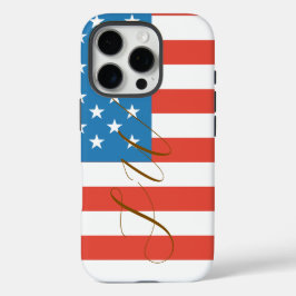 エレガントなカスタムモノグラム iPhone 16 PROケース