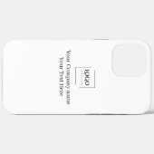 エレガントなカスタムロゴテンプレート Case-Mate iPhoneケース (裏面 (横))