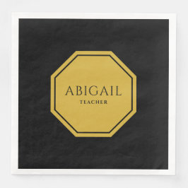 エレガントなカスタム名と称号の標準