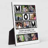 エレガントなカスタム  ハッピー マザーズ デイ 9 フォト コラージュ フォトプラーク (側面)