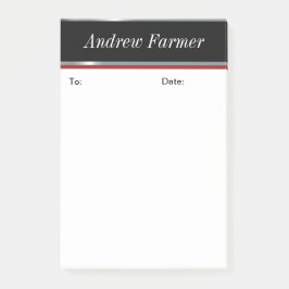 エレガントなカスタム、黒および銀のポスト・イット ポストイット