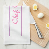 エレガントなカップケーキのミトンのベーキングのパン屋の調理師 キッチンタオル (四つ折り)