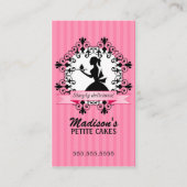 エレガントなカップケーキ 名刺 (正面)