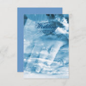 エレガントなカップルの手 ヴィンテージウェディング 招待状 (正面/裏面)