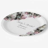 エレガントなカトリックのブライズシャワー ペーパープレート (アングル)