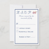 エレガントなカトリック教会の結婚式の返信ハガキ 出欠カード (正面)