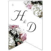 エレガントなカトリック ブライダルシャワーフラワーバナー バンティングフラッグ (第1の旗)