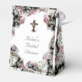 エレガントなカトリック ブライダルシャワー フェイバーボックス (裏面サイド)