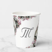 エレガントなカトリック ブライダルシャワー 紙コップ (裏面)