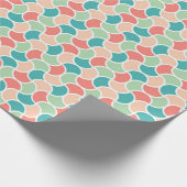 エレガントなカラフルなクリスマス 包装紙 (角)