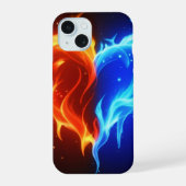 エレガントなカラーのスマホスキン iPhone 15ケース (裏面)