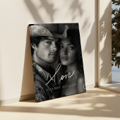 エレガントなカリグラフィー結婚式の写真キャンバスが好き キャンバスプリント