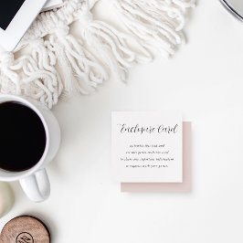 エレガントなカリグラフィー オール・パーパス カスタマイズ可能 エンクロージャーカード