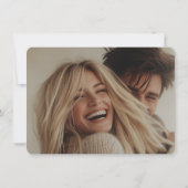 エレガントなカリグラフィー　RSVP カード　ウェディング 招待状 (裏面)