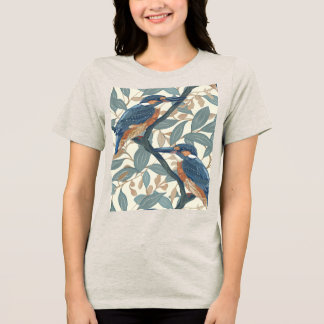 エレガントなカワセミTシャツ トライブレンドTシャツ