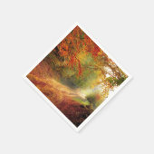エレガントなカントリー秋テーマペーパーナプキン スタンダードカクテルナプキン (角)