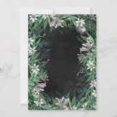 エレガントなカントリー フラワーボーダー招待状 招待状 (裏面)