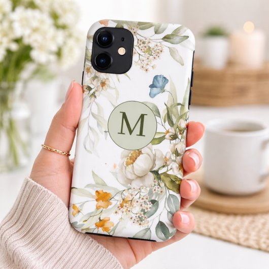 エレガントなカントリー フラワーリーフ両面 Case-Mate iPhoneケース