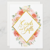 エレガントなカードおよびギフトは台に置きます印- 6.5" --をx 8.75" 招待状 (正面/裏面)