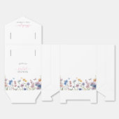 エレガントなガーデンブライダルシャワー ご来場ありがとうございました フェイバーボックス (見開き)