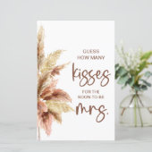 エレガントなキスゲームの看板　結婚式前のお楽しみに (スタンド正面)