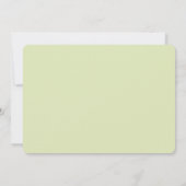 エレガントなキュートな水彩カンガルー ベビーシャワー 招待状 (裏面)