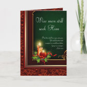 エレガントなキリスト教のクリスマスカード シーズンカード (正面)