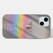 エレガントなキリスト教の虹の写真 パステルビー Case-Mate iPhoneケース (裏面 (横))